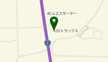 UDトラックスジャパン能代カスタマーセンターの地図画像