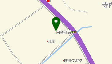 日産部品秋田販売秋田営業所の地図画像