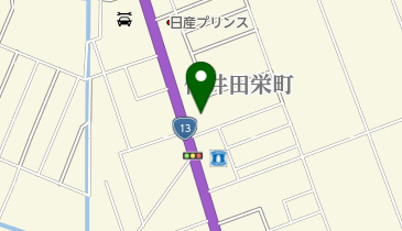 Honda Cars秋田西仁井田店の地図画像