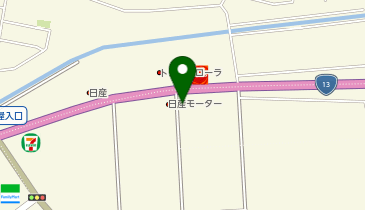 スバル東北秋田南店の地図画像