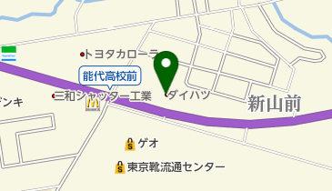 秋田ダイハツ販売能代店の地図画像