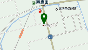 秋田トヨペット鷹巣店の地図画像