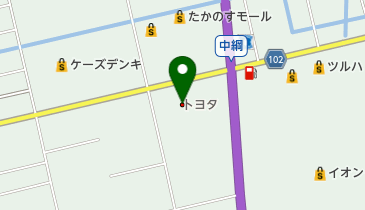 秋田トヨタ自動車鷹巣店の地図画像