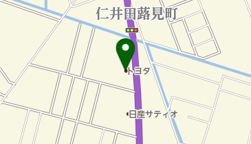 秋田トヨタ自動車仁井田店の地図画像