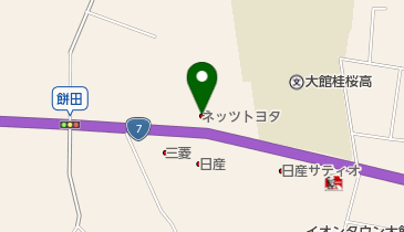 ネッツトヨタ秋田大館店の地図画像