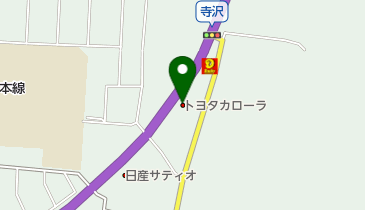 トヨタカローラ秋田湯沢店の地図画像