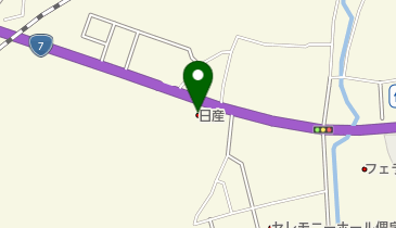 秋田日産にかほ店の地図画像