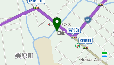 秋田日産大曲店の地図画像
