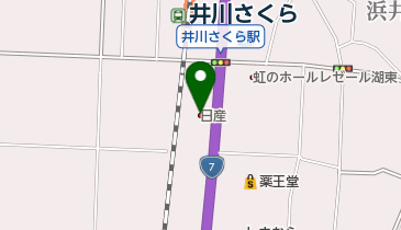 秋田日産南秋店の地図画像