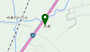 秋田三菱自動車販売湯沢店の地図画像