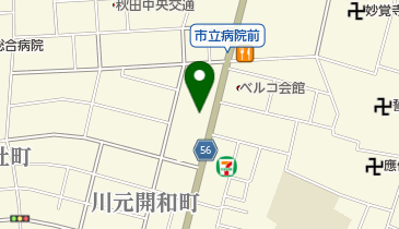 秋田三菱自動車販売秋田店の地図画像