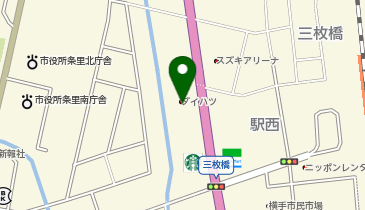 秋田ダイハツ販売横手店の地図画像