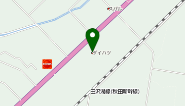 秋田ダイハツ販売大曲店の地図画像