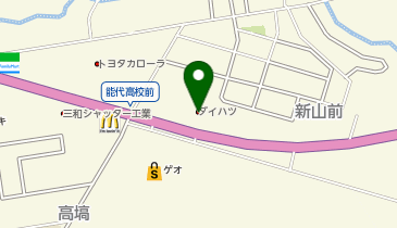 秋田ダイハツ販売能代店の地図画像