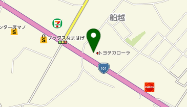 秋田ダイハツ販売ダイハツ男鹿店の地図画像