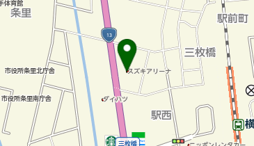 秋田スズキスズキアリーナ横手の地図画像