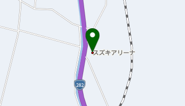 秋田スズキスズキアリーナ鹿角の地図画像