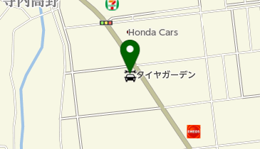 タイヤガーデン秋田中央の地図画像