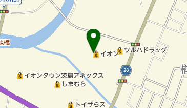 銀だこイオン秋田中央店の地図画像