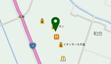 サイゼリヤイオンモール大曲店の地図画像