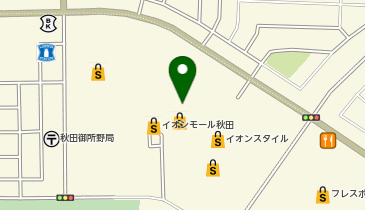 牛角焼肉食堂イオンモール秋田店の地図画像