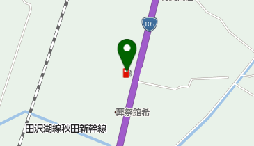 JA-SS中仙SSの地図画像