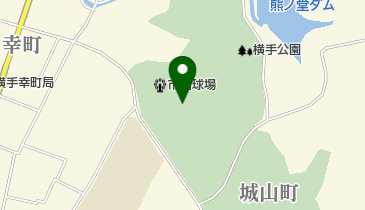 横手公園運動広場の地図画像