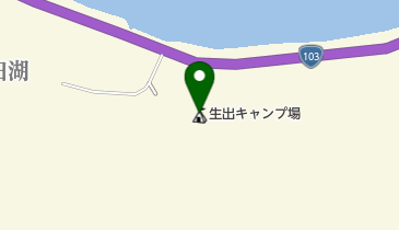 十和田湖生出キャンプ場の地図画像