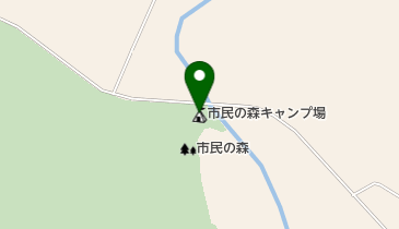 大館市市民の森キャンプ場の地図画像