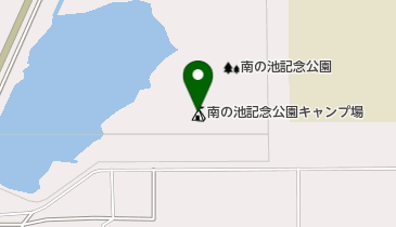 南の池記念公園キャンプ場の地図画像