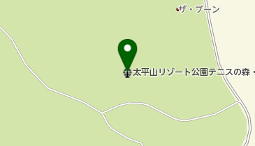 太平山リゾート公園テニスの森・テニスコートの地図画像