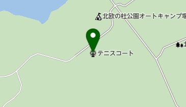 北欧の杜公園テニスコートの地図画像