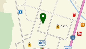 横手場外の地図画像