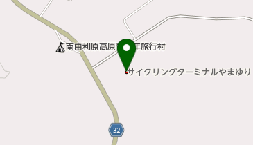 南由利原高原サイクリングターミナルやまゆりの地図画像