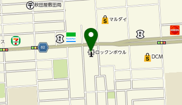 ロックンボウルの地図画像