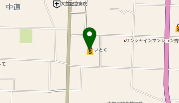ソユーゲームフィールド大館店の地図画像