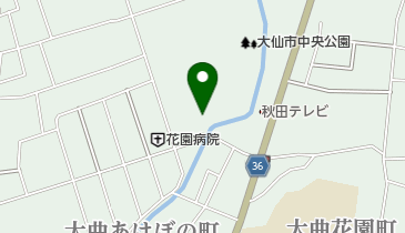 大仙市民プールの地図画像