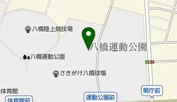 秋田市八橋運動公園相撲場の地図画像