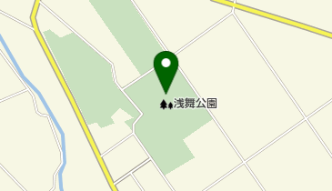 浅舞公園の地図画像