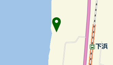 下浜海水浴場の地図画像