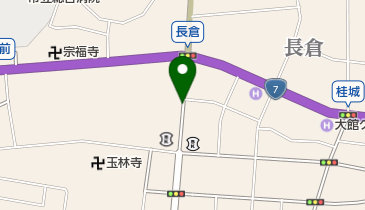 大館大文字まつりの地図画像