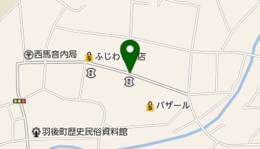 西馬音内盆踊りの地図画像