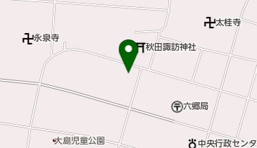 六郷のかまくら「竹うち」の地図画像