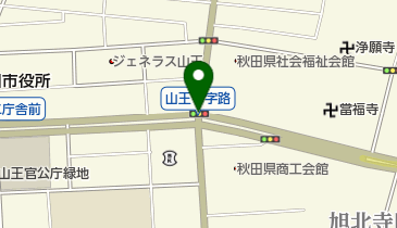 一般県道秋田男鹿自転車道線の地図画像