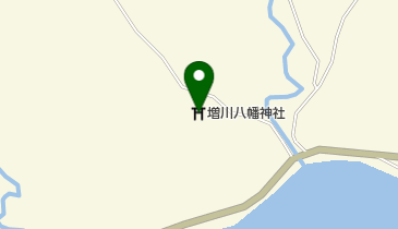 増川八幡神社の地図画像