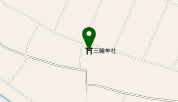 三輪神社の地図画像