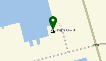 秋田マリーナの地図画像