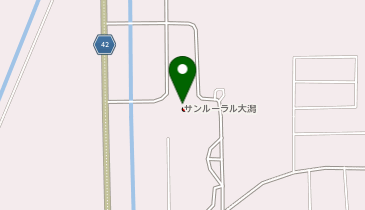 大潟温泉の地図画像