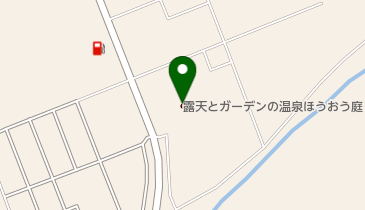 露天とガーデンの温泉ほうおう庭の地図画像