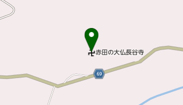 赤田の大仏の地図画像